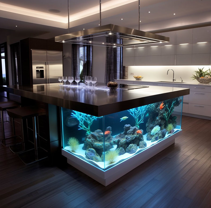 Kitchen-Island-Aquarium-Ideas