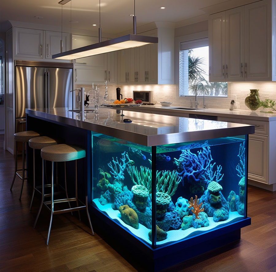 Kitchen-Island-Aquarium-design