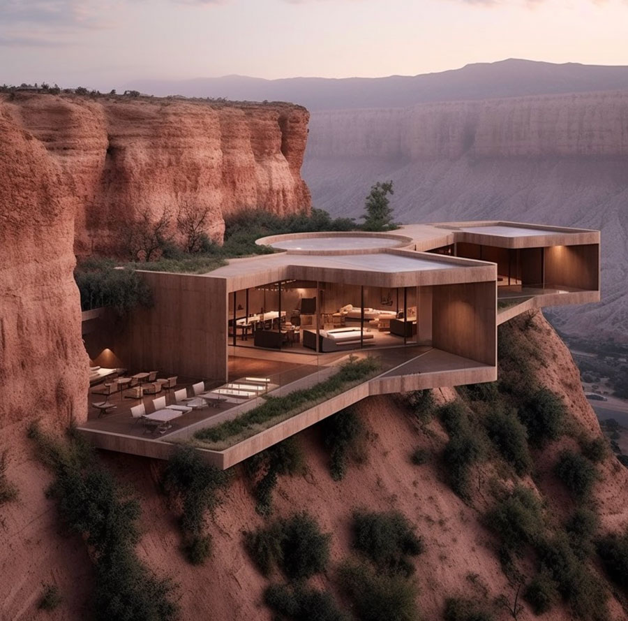 Sedona cliffside dream home