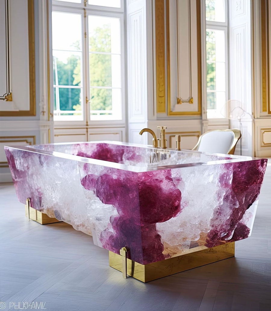 clear-and-purple-crystal-bathtub