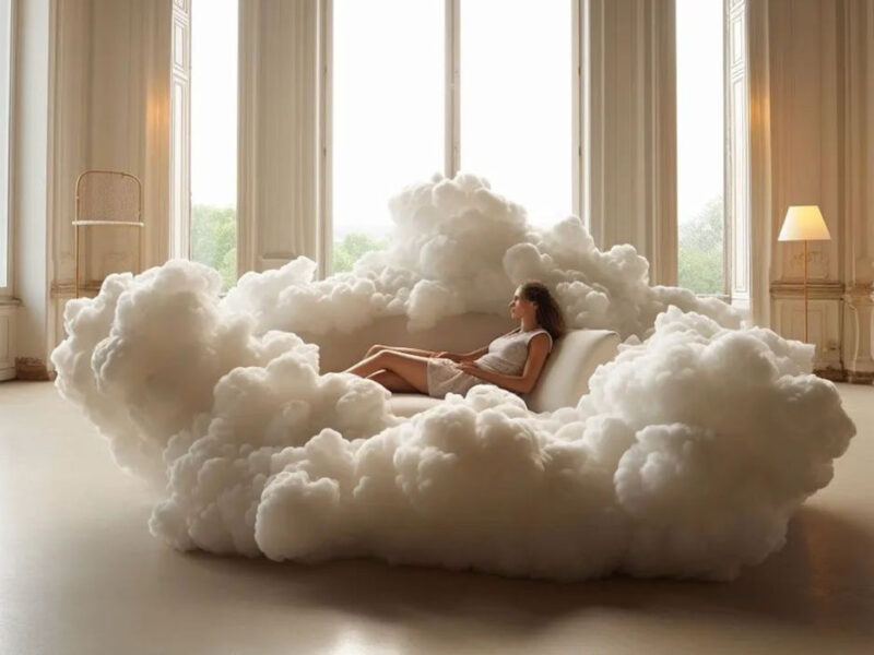 cloud shaped sofa in your dream home