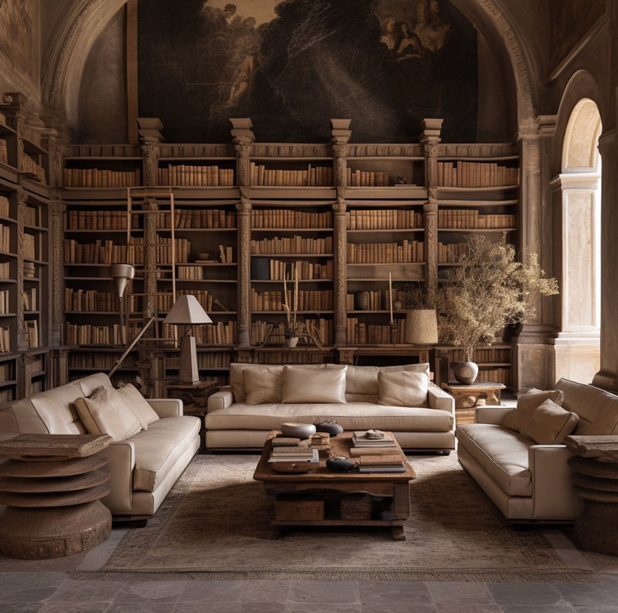 library in dream home