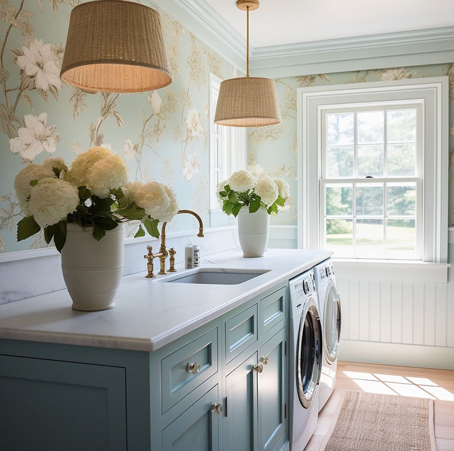 light-teal-laundry-room