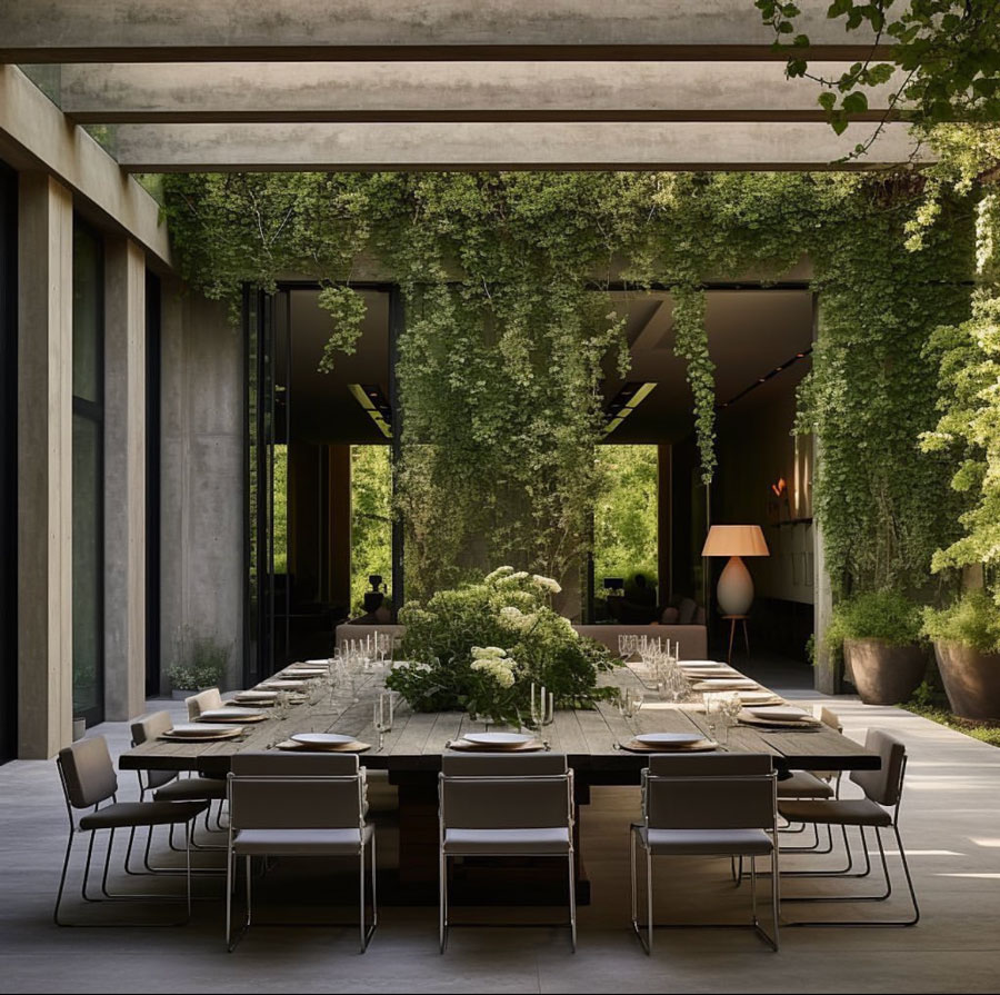 open formal dining room modern dream home