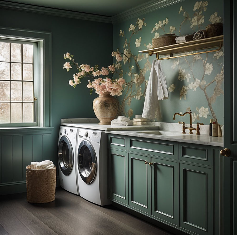pale-green-laundry-room