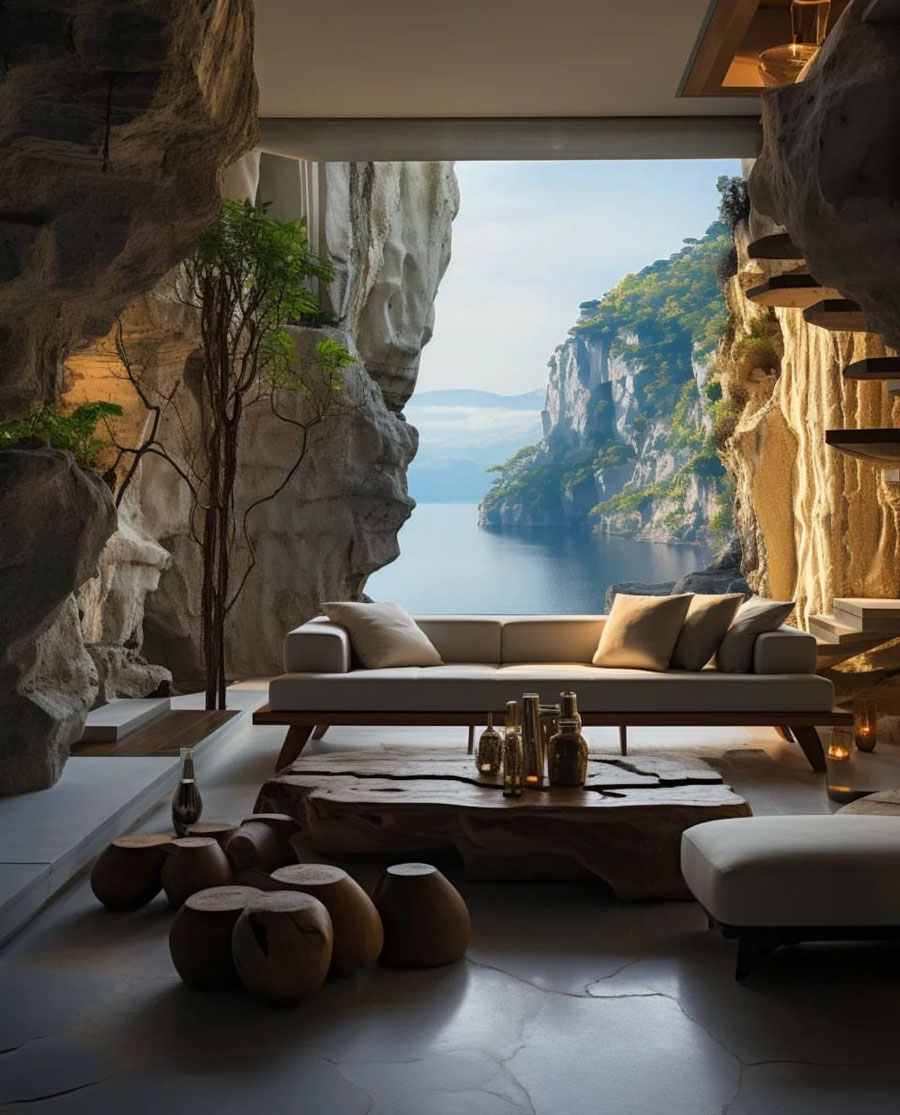 Cliffside Dream Home Overlooking Water Front