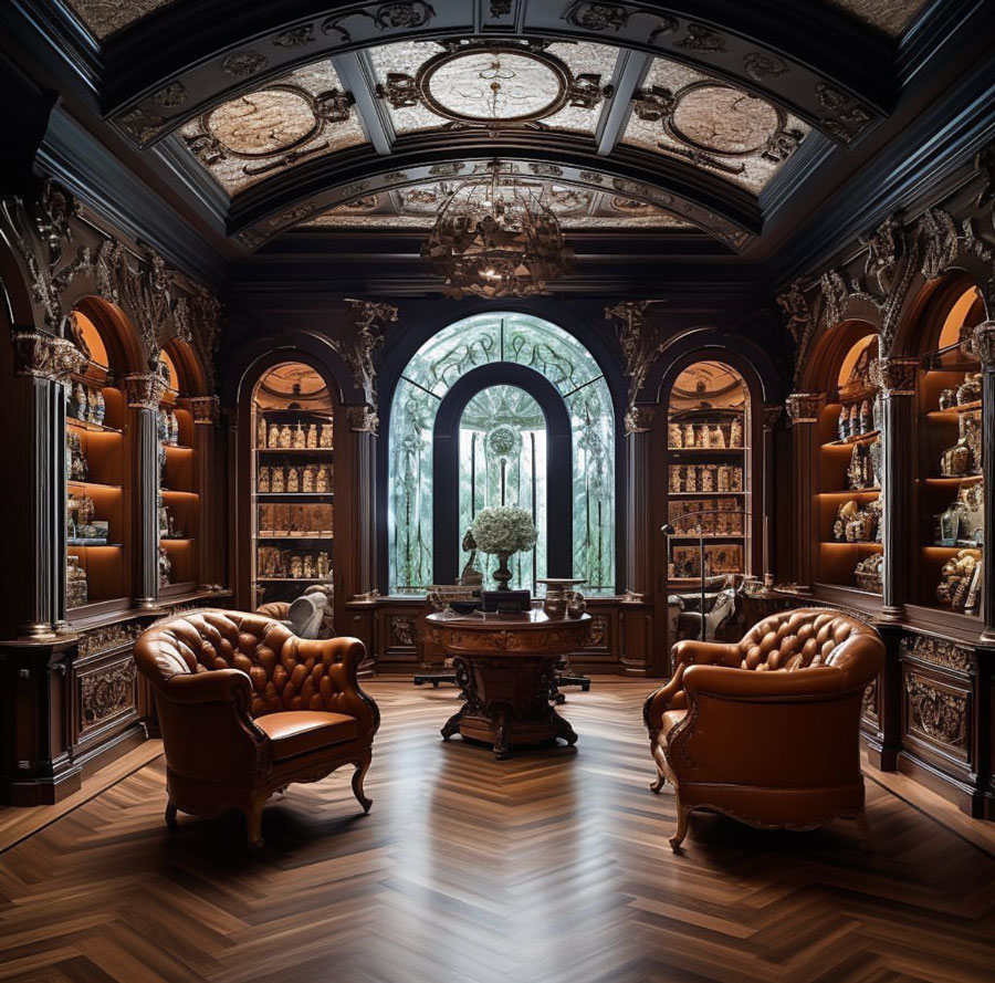 A Lakeside Luxury Manor Dream HomeLibrary