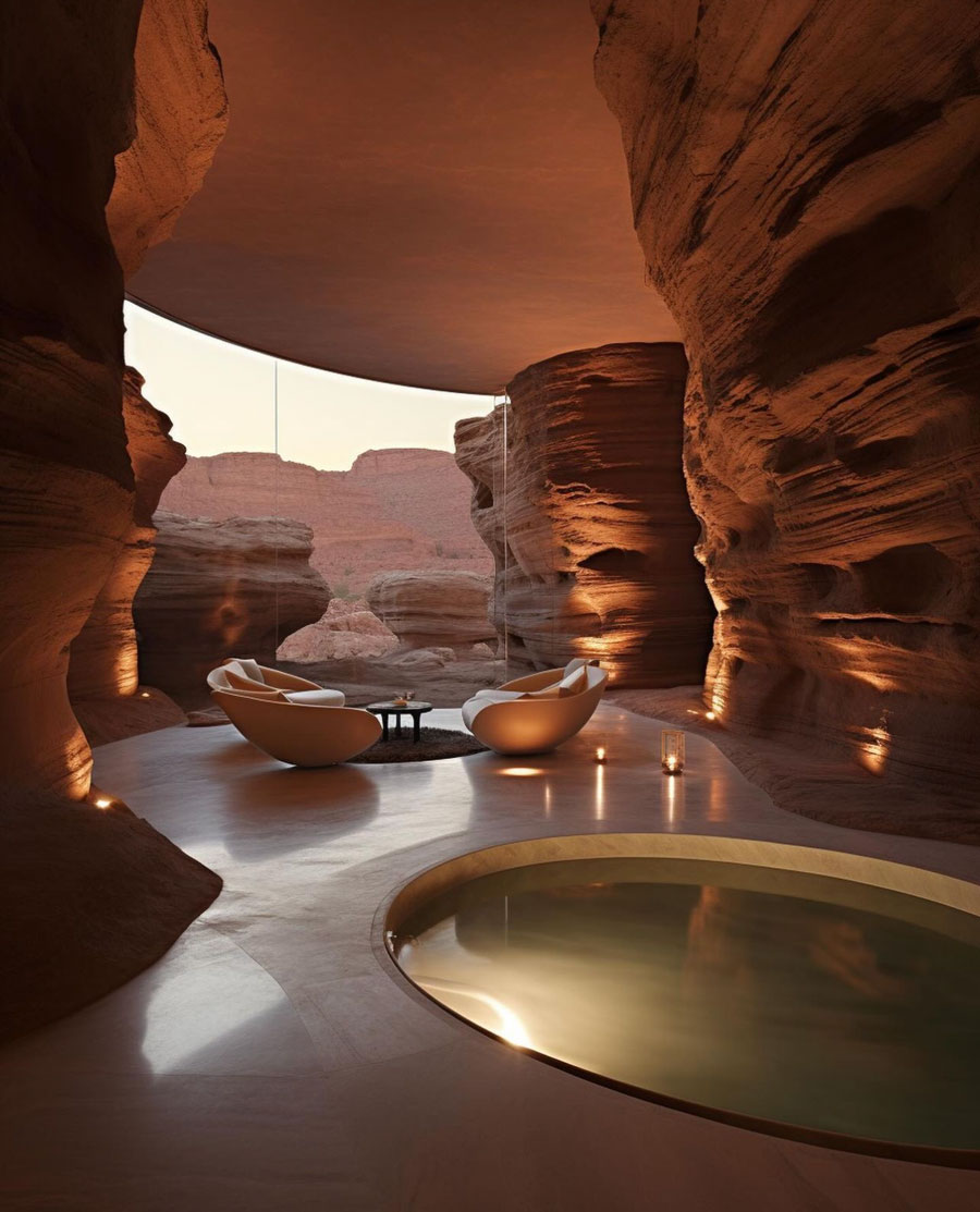 Dream Home Villa in The Utah Mountains Sitting Area