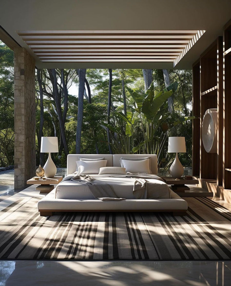 Hawaiian Coastal Dream Home outdoor guest bedroom