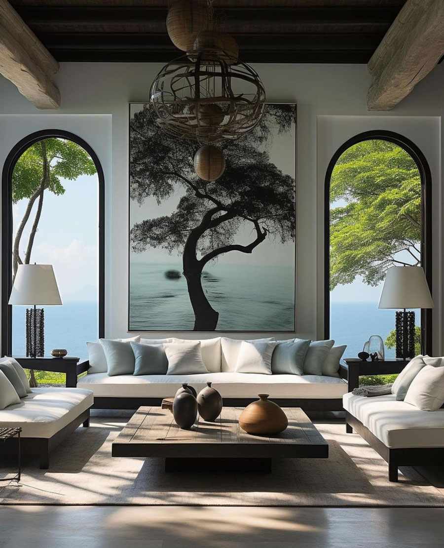 Hawaiian Coastal Dream Home secondary living room