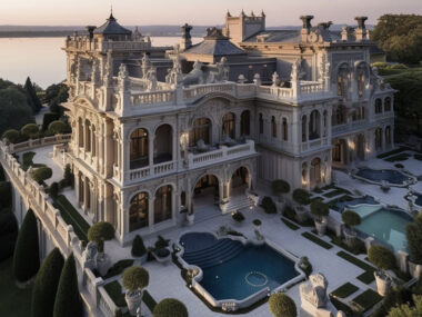Lakeside Luxury Manor Dream Home