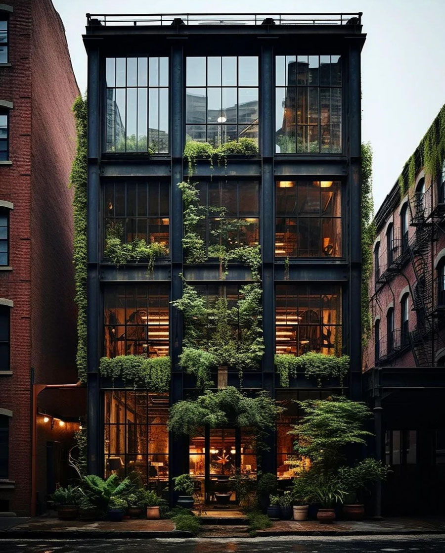 New York Loft Dream Home Street View