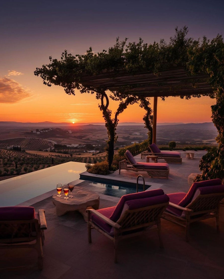 Spa Like Dream Home overlooking vinyard
