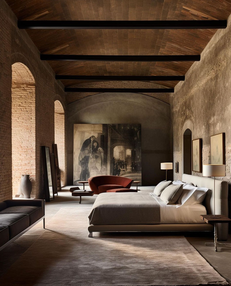 Tuscany Dream Home Master Bedroom