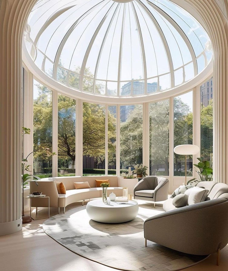 All White Sunroom in Your Dream Home