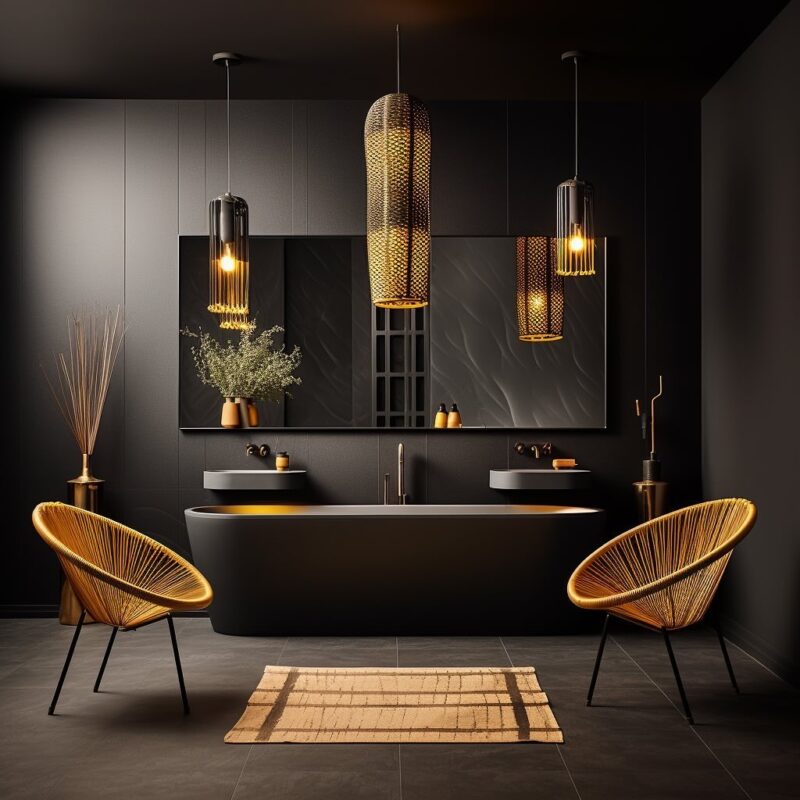 Black and Gold Dream Home Color Scheme Get Bold