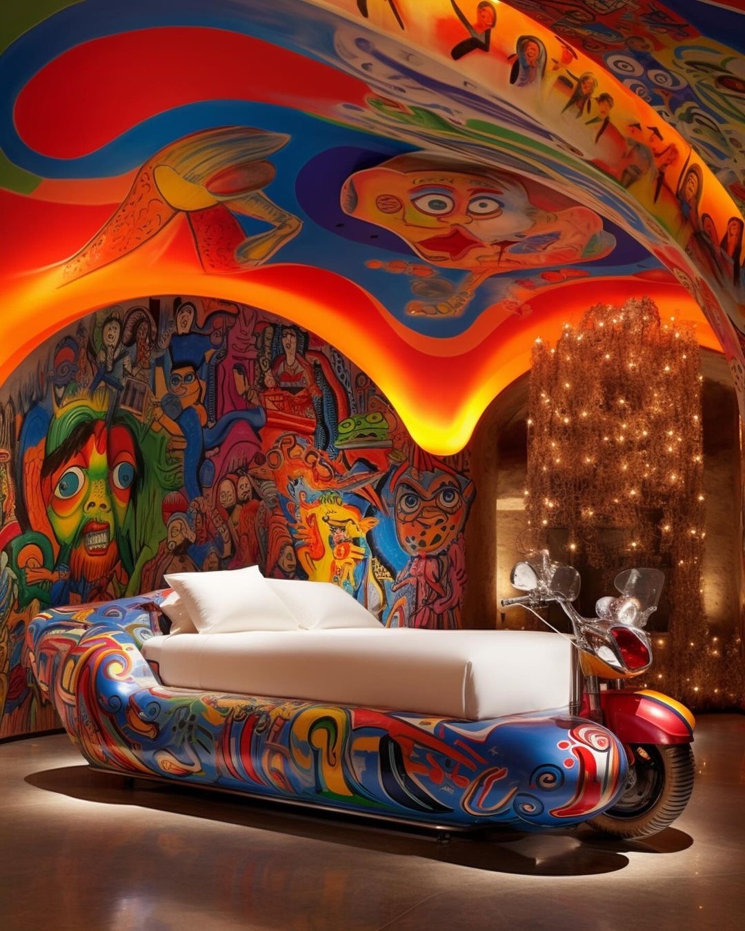 Eclectic Art in Your Modern Dream Home Bedroom