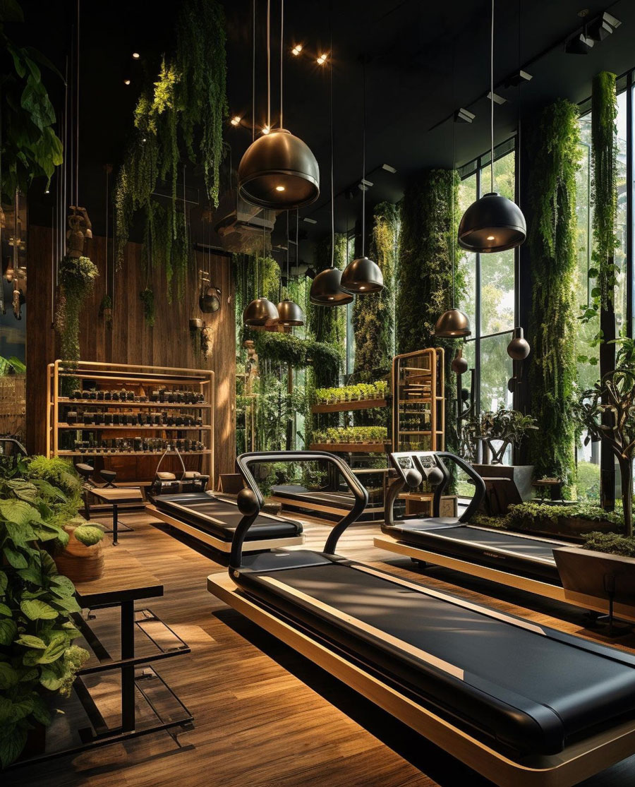 Eco-Friendly Modern Dream Home Gym
