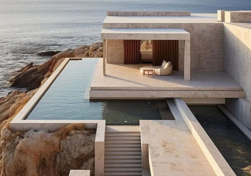 Minimalist Mediterranean Coastal Home