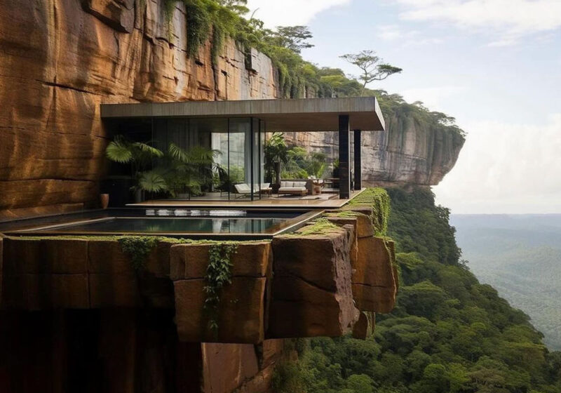 Modern Cliffside Home