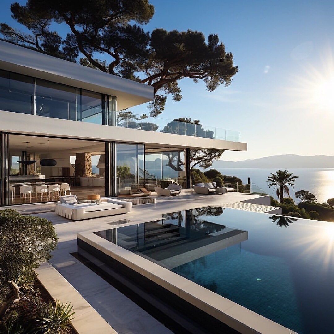 Modern Coastal Dream Home Infinity Pool