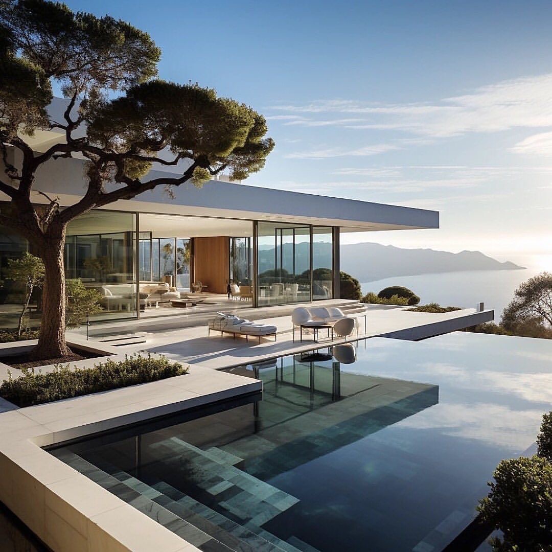 Modern Coastal Dream Home Private Infinity Pool