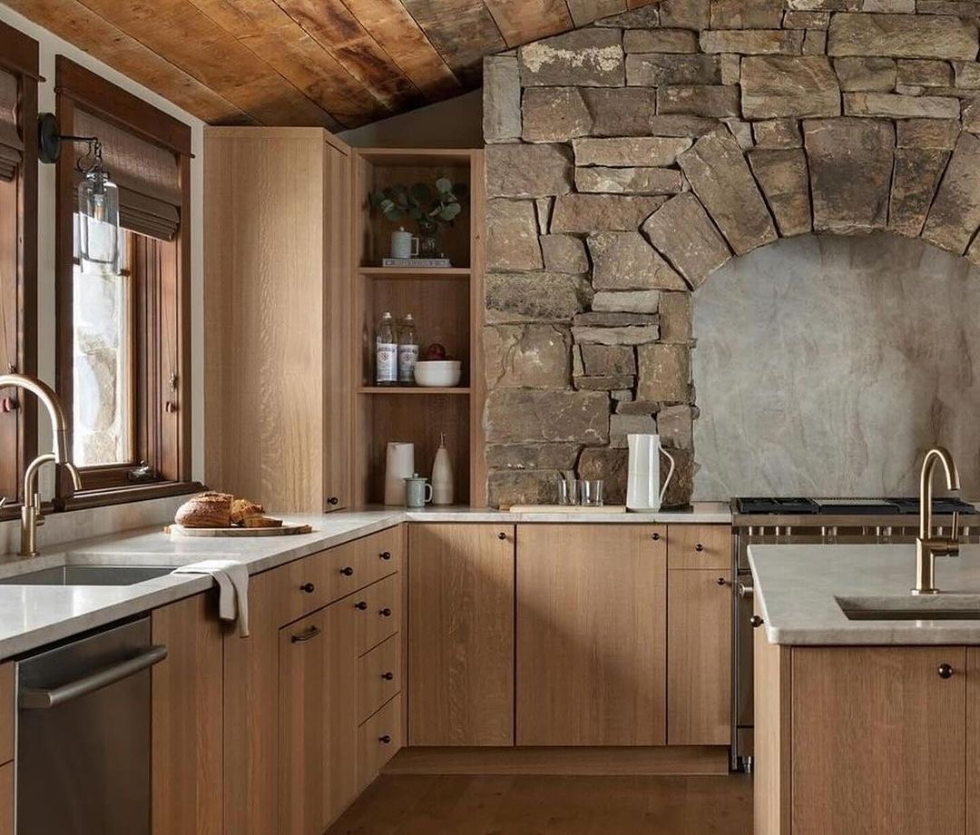 Modern Mountain Cottage Dream Home Chef Kitchen