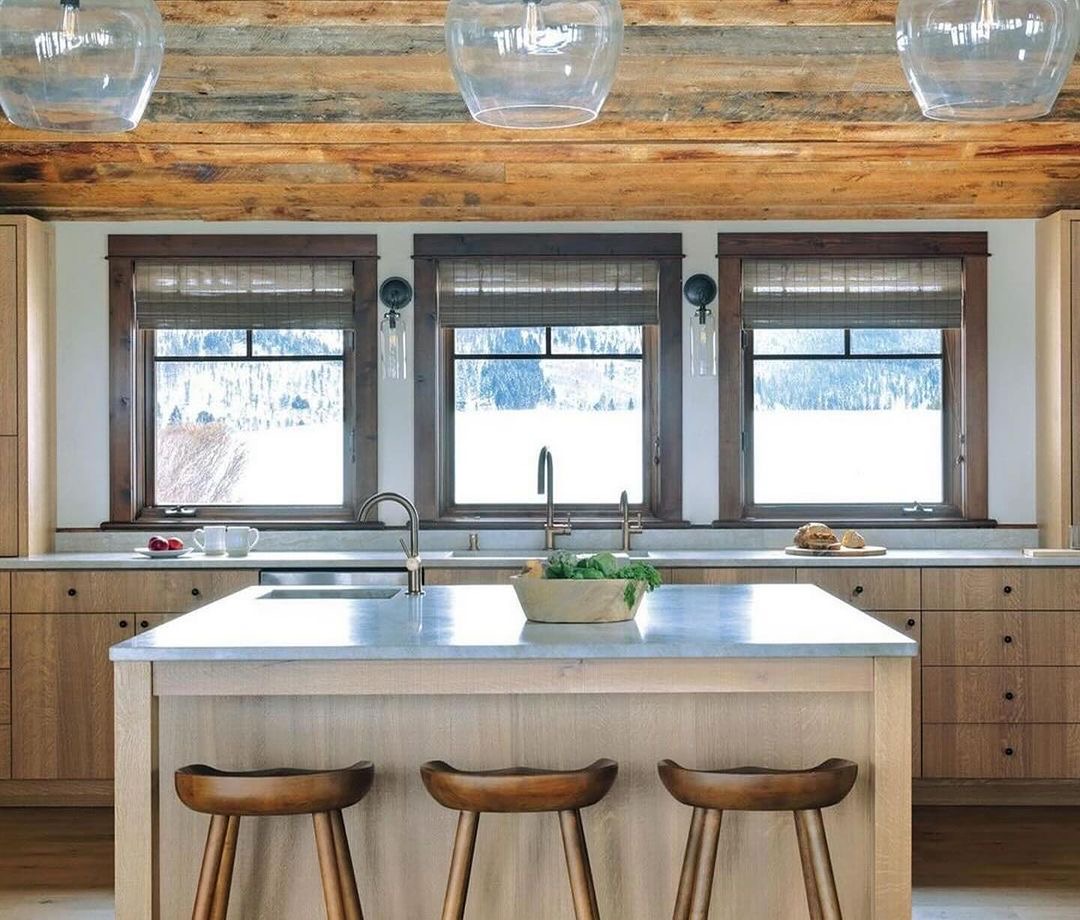 Modern Mountain Cottage Dream Home Kitchen