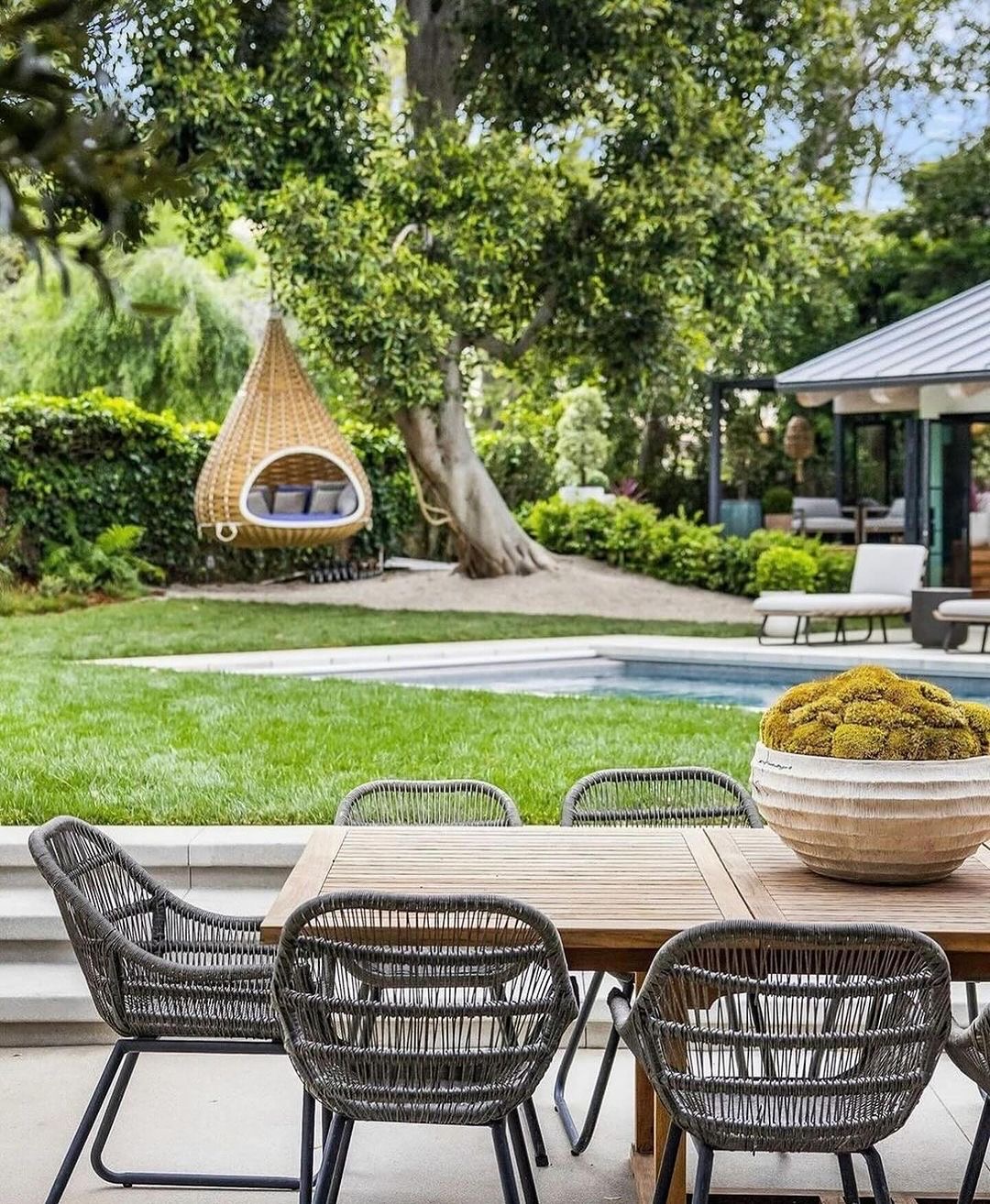 Modern Organic Dream Home Backyard Retreat
