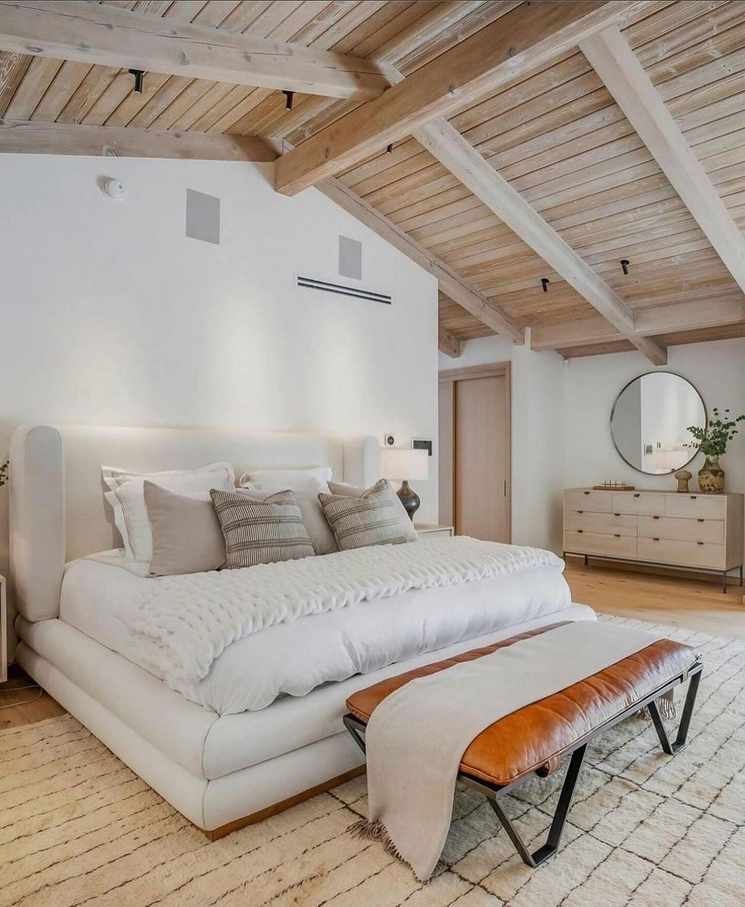 Modern Organic Dream Home Master Bedroom