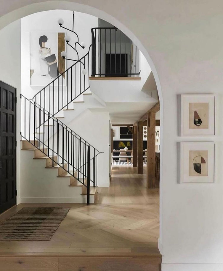 Spanish Modern Dream Home Stairs