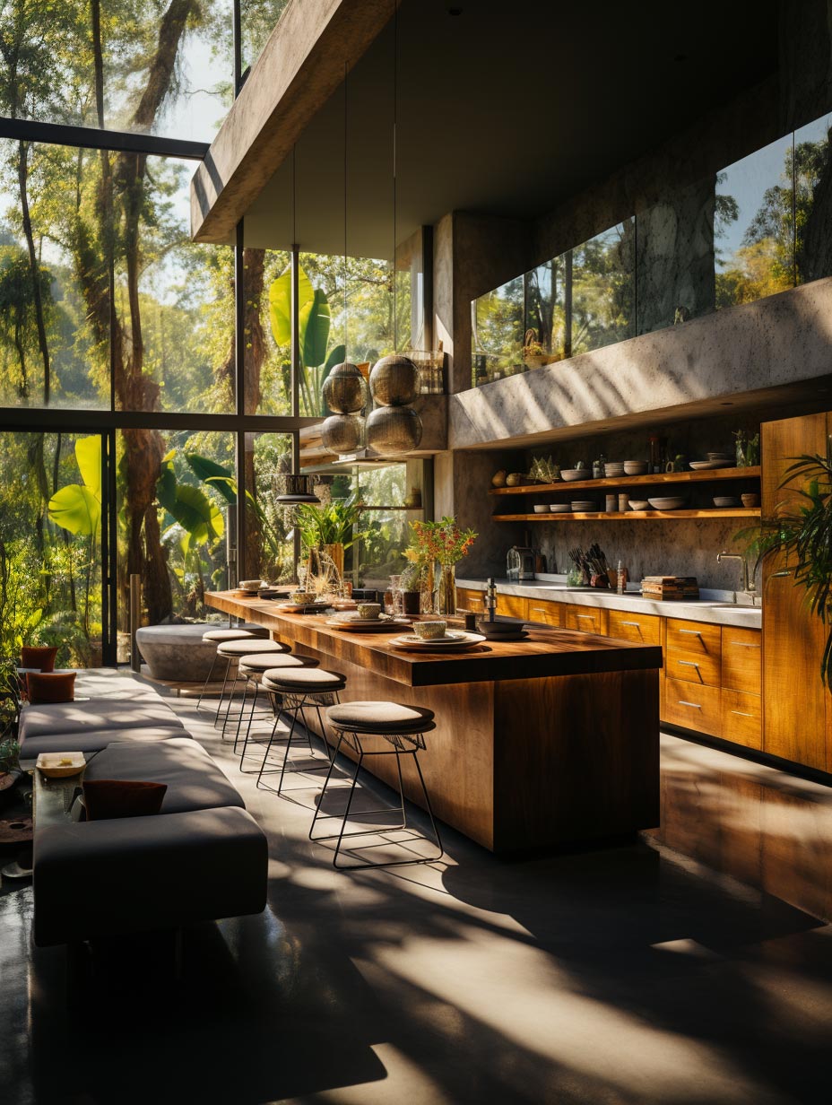 Kitchen Mexican Style Villa