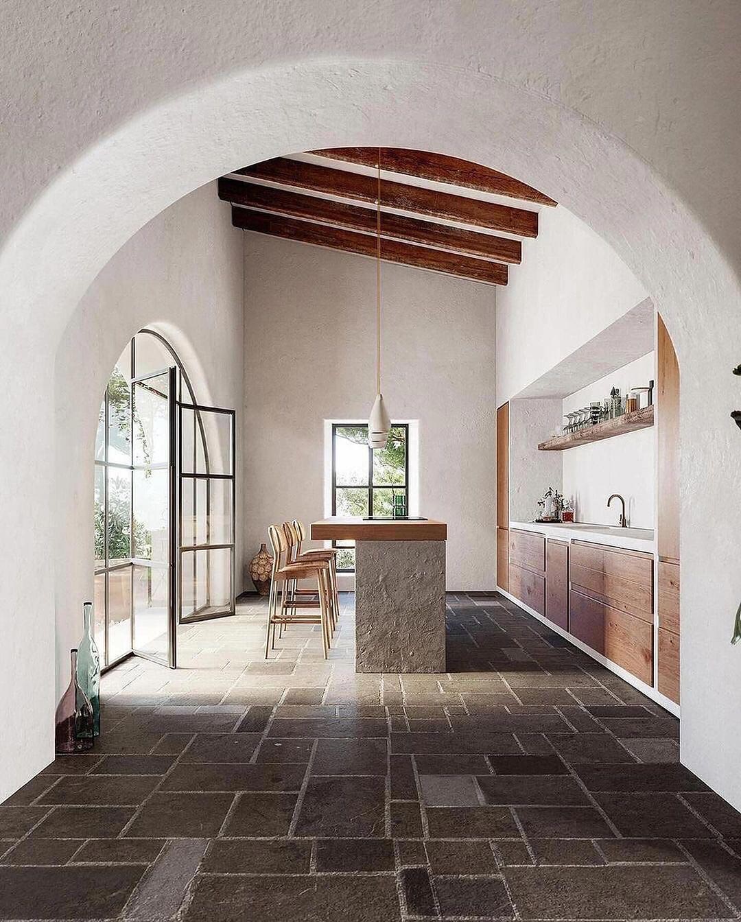 Spanish Style Dream Home minimalist kitchen