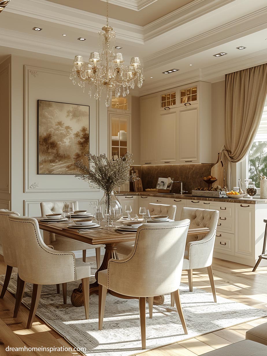 Classic dining room classy interior design