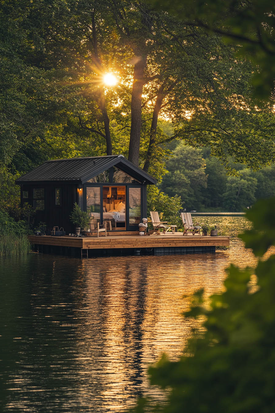 Tiny Home calm lakeside