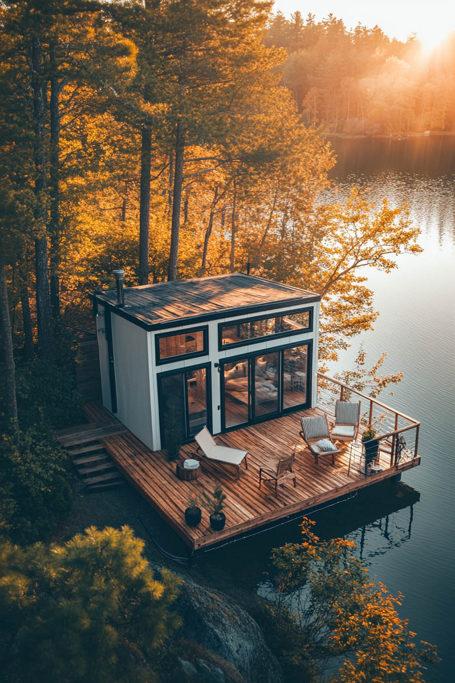 Tiny Home perfect deck shape