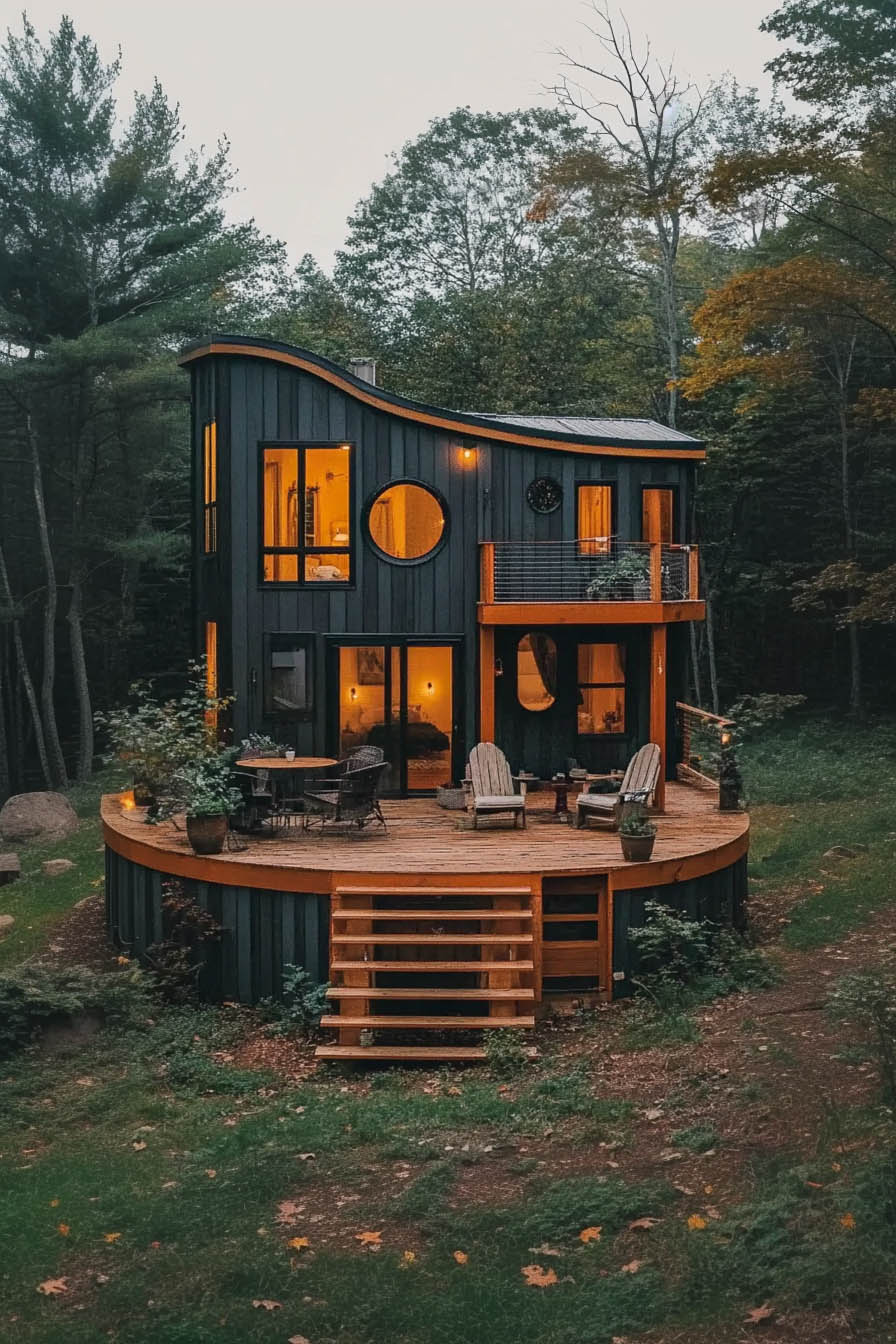 Tiny Home round windows