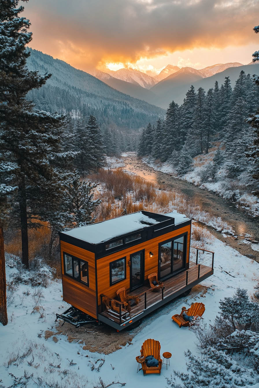 Tiny Home snow roof