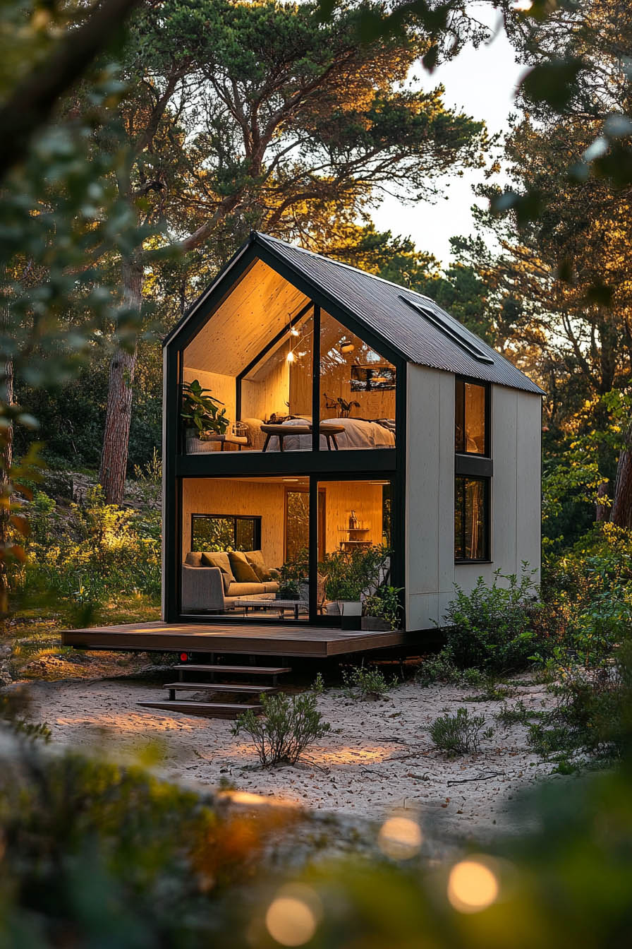 Tiny Home upstairs bedroom