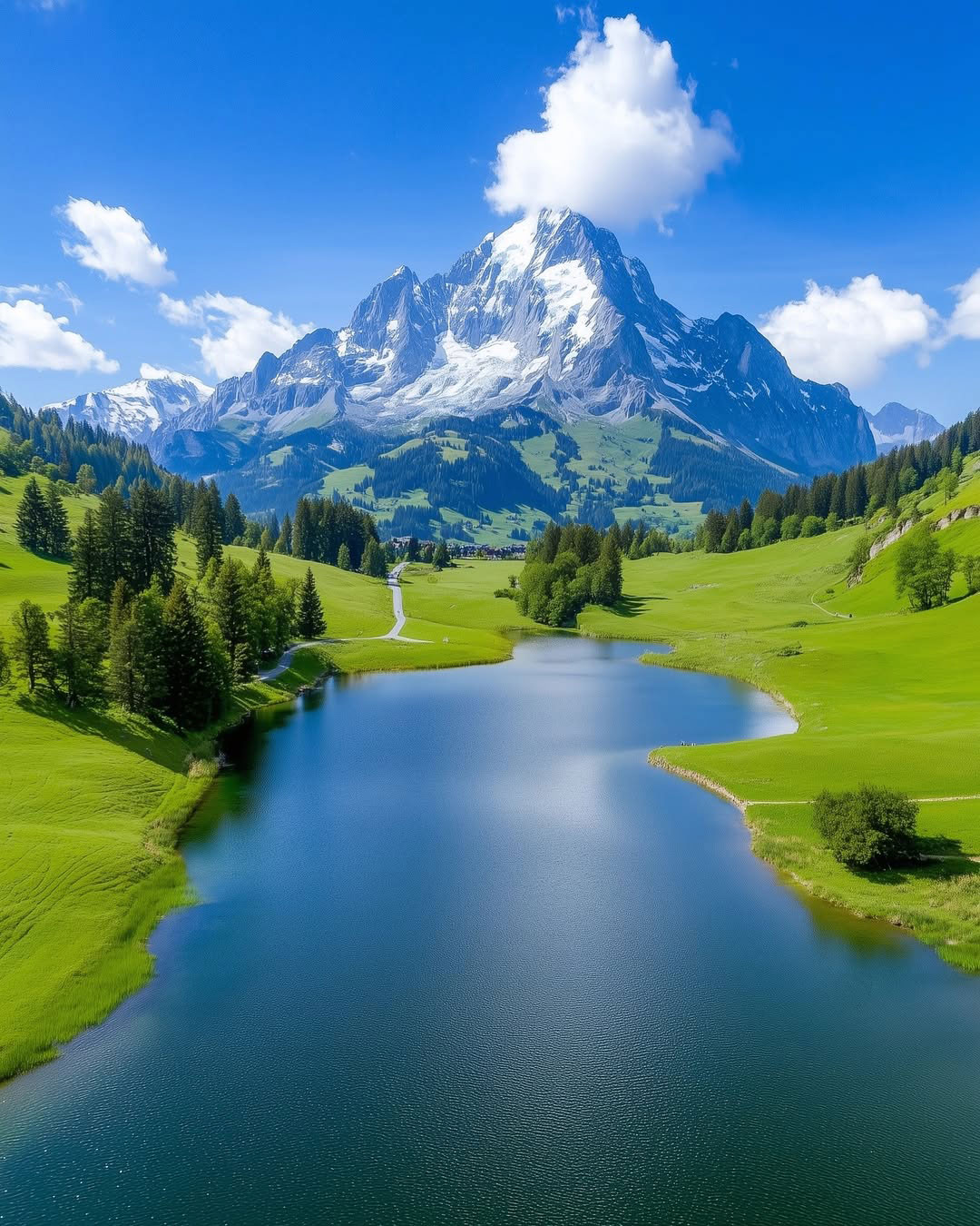 Lake Side Mountain Views