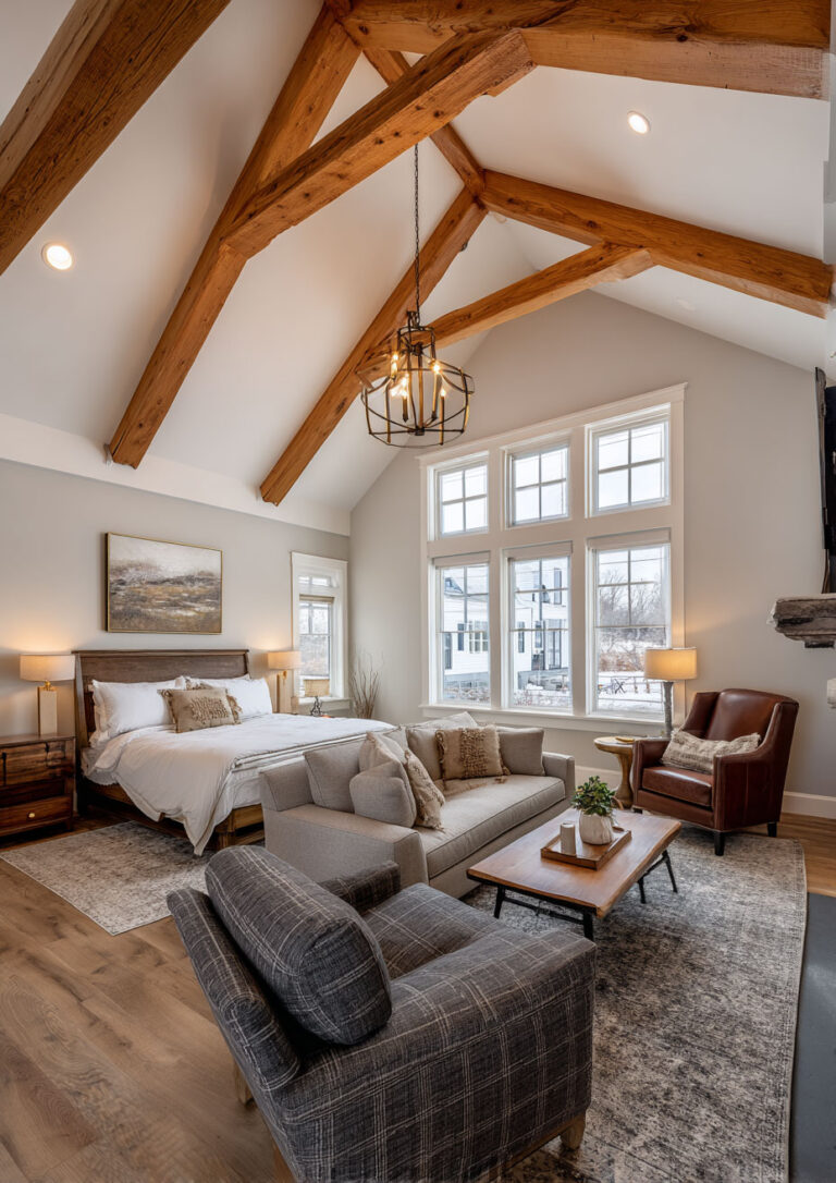 Farmhouse Master Bedrooms: Colors, Textures & Beautiful Light