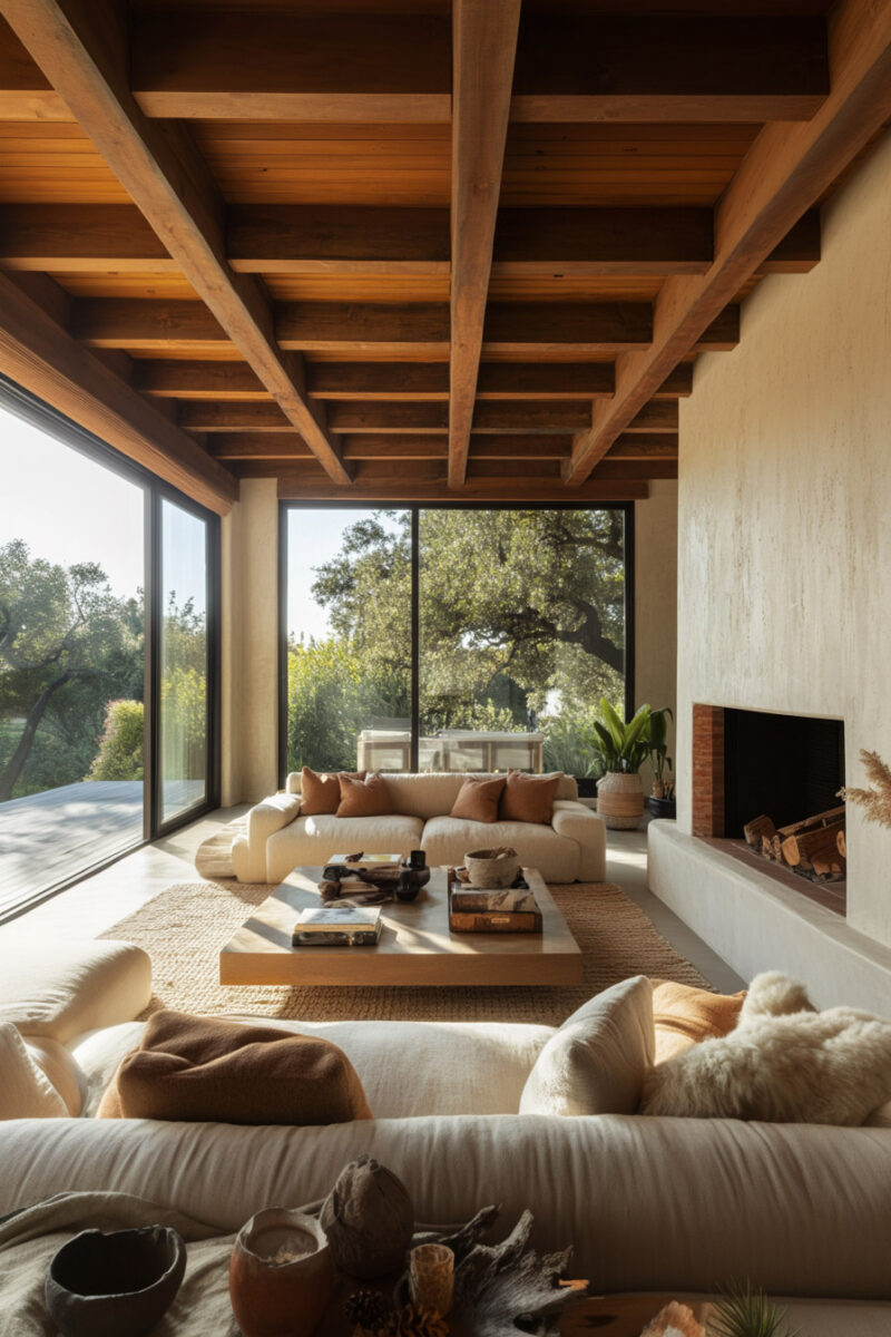 The Timeless Addition of Exposed Wood Beams in Modern Living