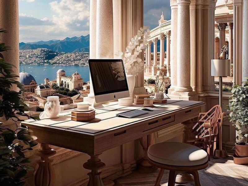 Dream Home Office with a View
