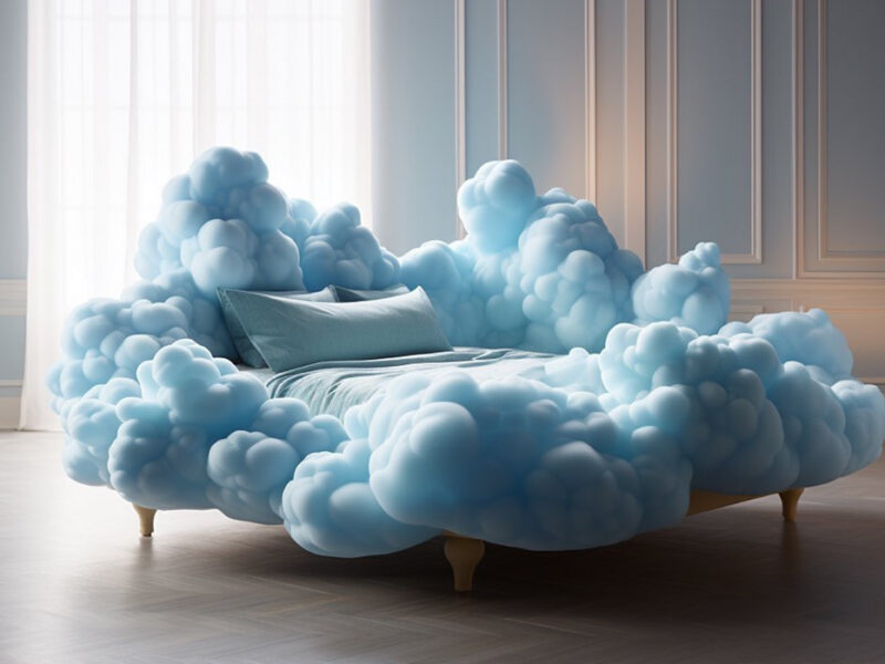 cloud shaped bed design