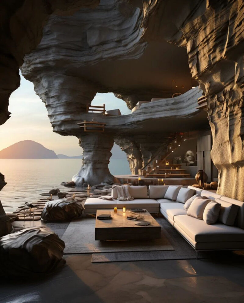 Soft Sunsets In Your Amazing Cliffside Dream Home