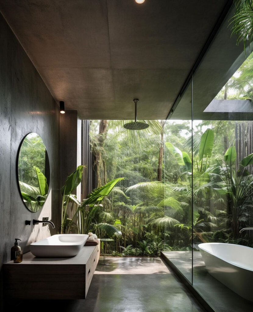 Brazilian Modern Home Design: Line Between Home and Nature