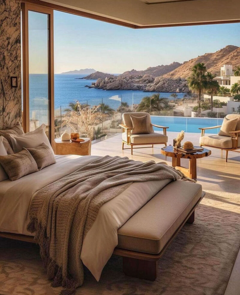 AI-Generated Coastal Home: Perched on the Edge of Beauty