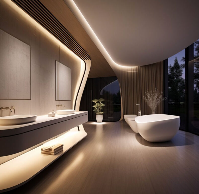 Home Innovations An Amazing Futuristic Home Villa Photo Inspiration