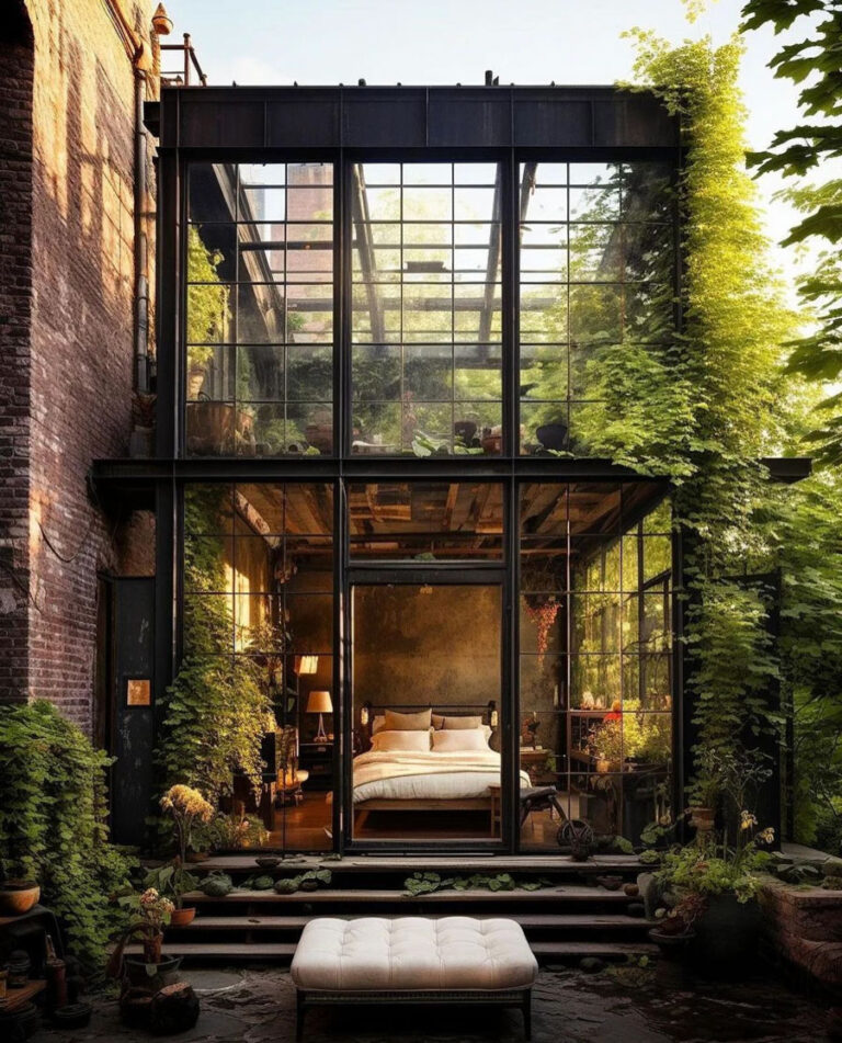 View of New York Loft Design Concept: Embrace City Living