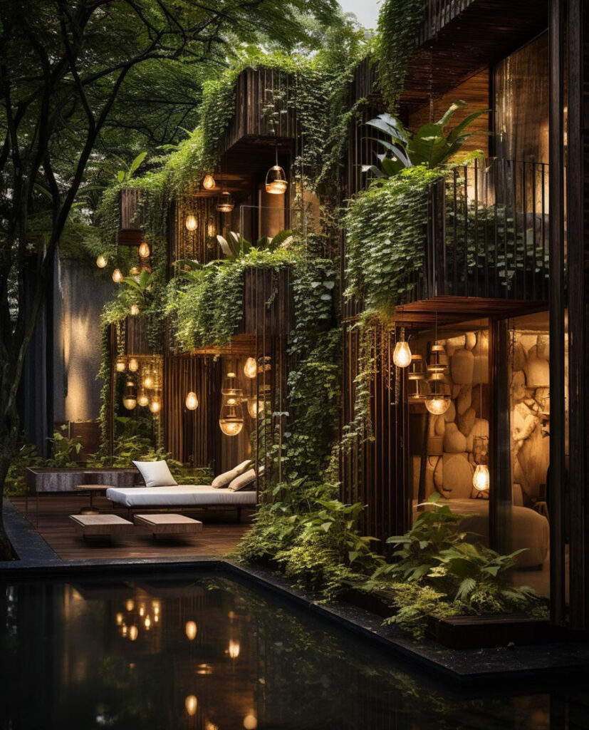 Eco-Friendly Modern Dream Home: Let Nature Decorate